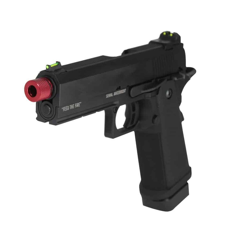 Pistola Airsoft Black Whisper Hi-Capa 4.3 2011 TAG GBB